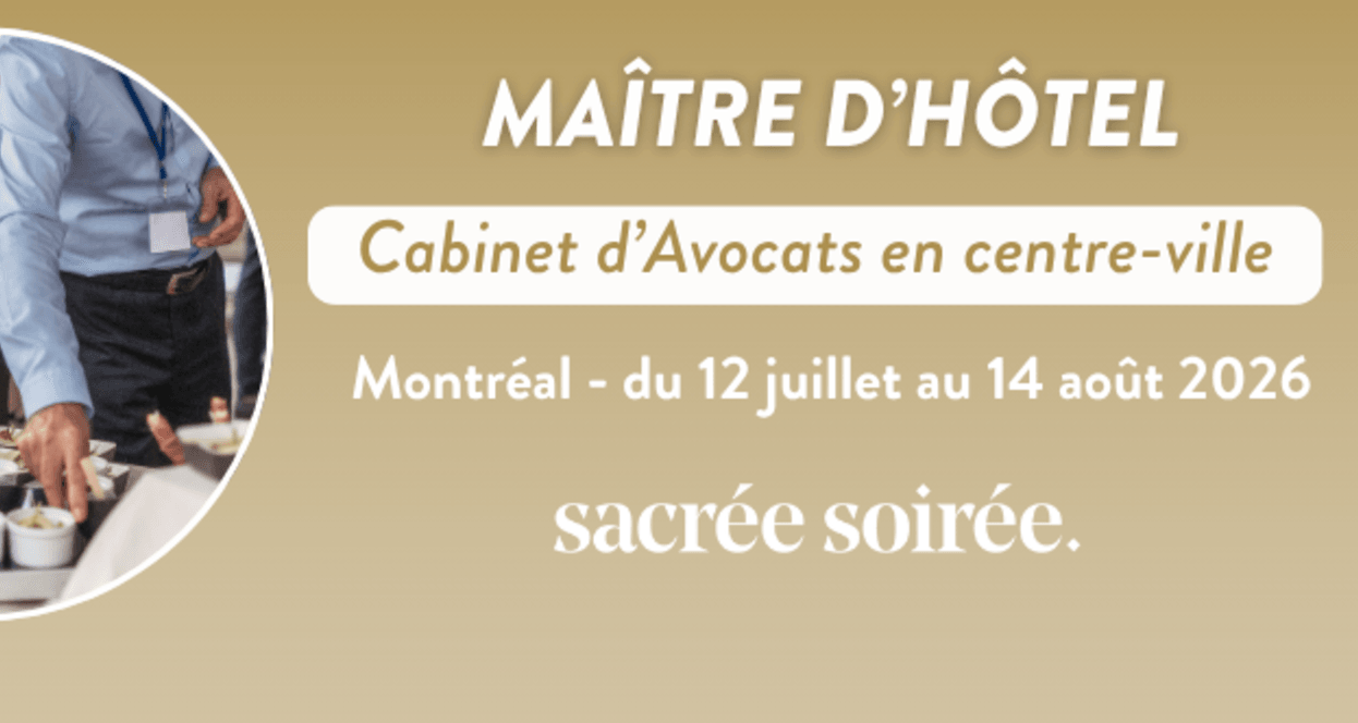 Maître d'Hôtel en milieu corporatif H/F cover Maître d'Hôtel en milieu corporatif H/F cover